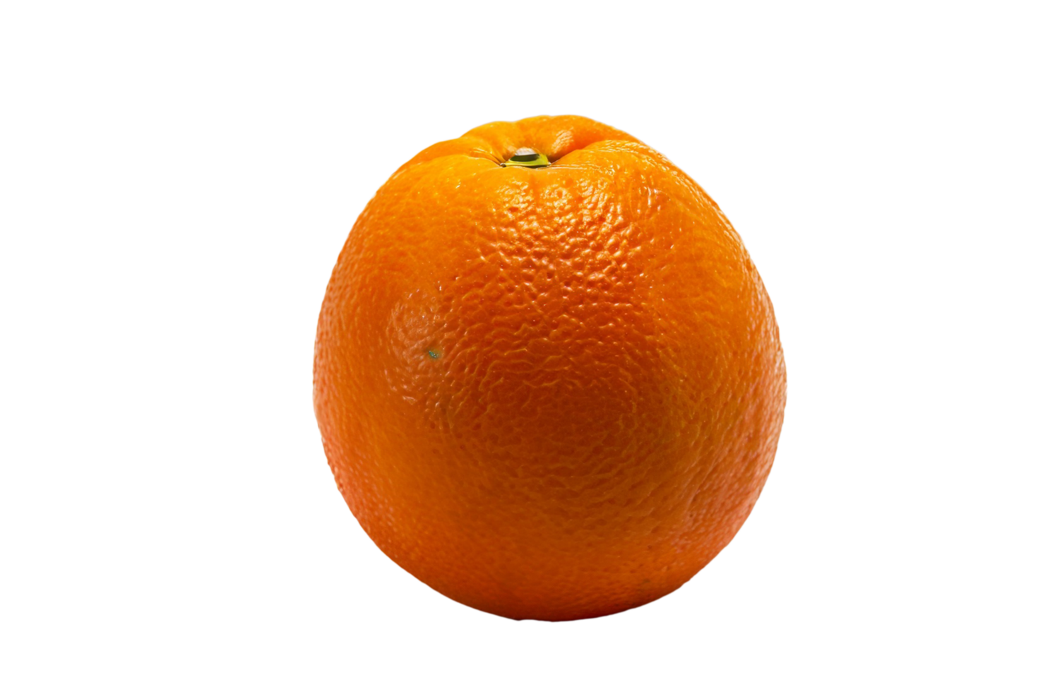 An Orange is isolated on a transparent background. png