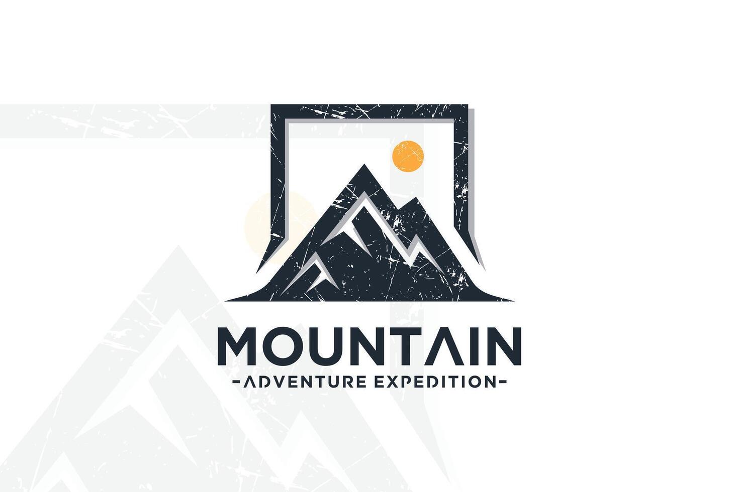 Adventure mountain logo design creative concept Premium Part 1 vector