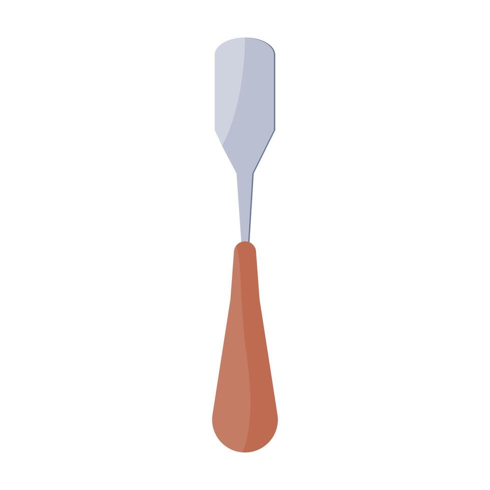 Palette knife icon vector