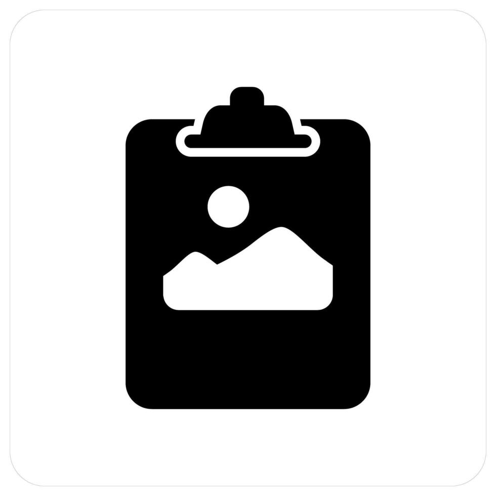 Image Document and image icon concept vector
