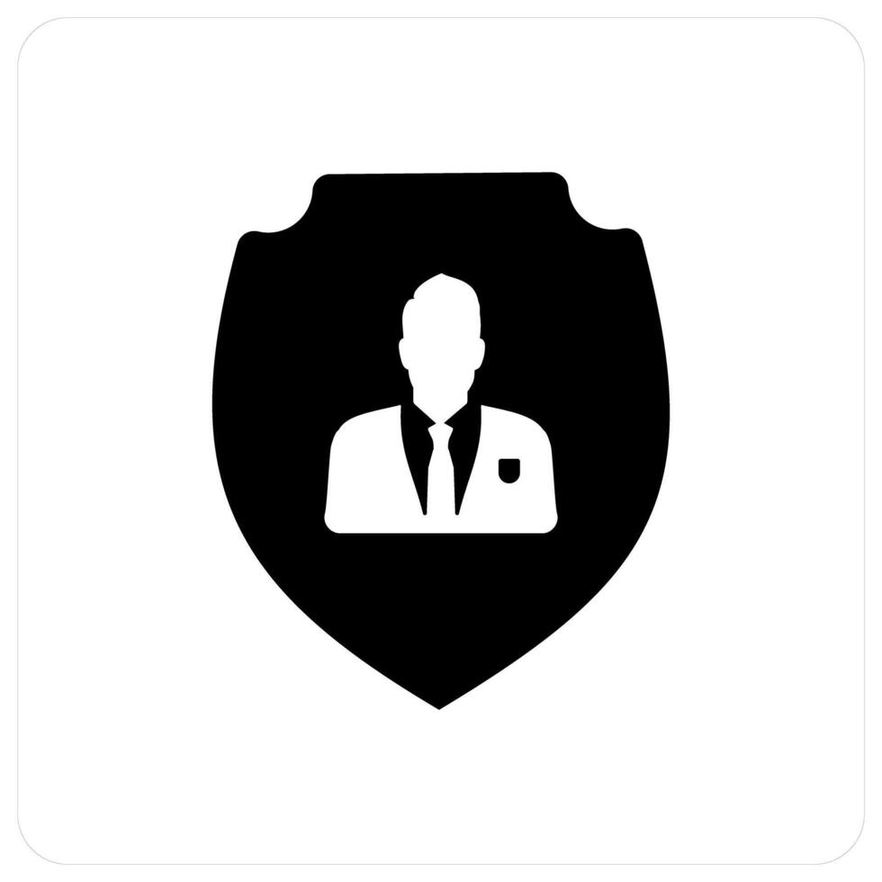 Private Shield and data icon concept vector