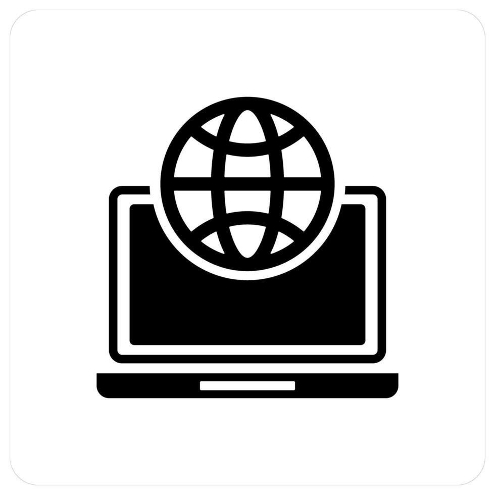 Web Browser and browser icon concept vector