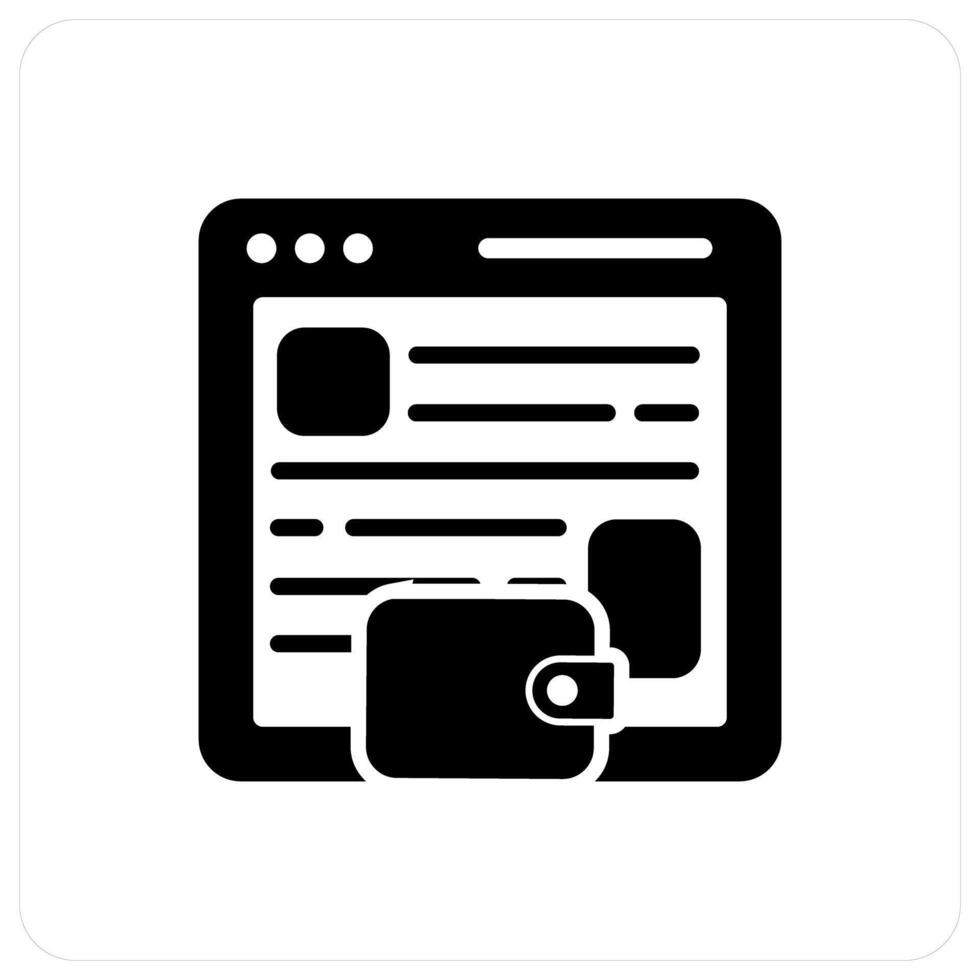 Online Payment and pay icon concept vector
