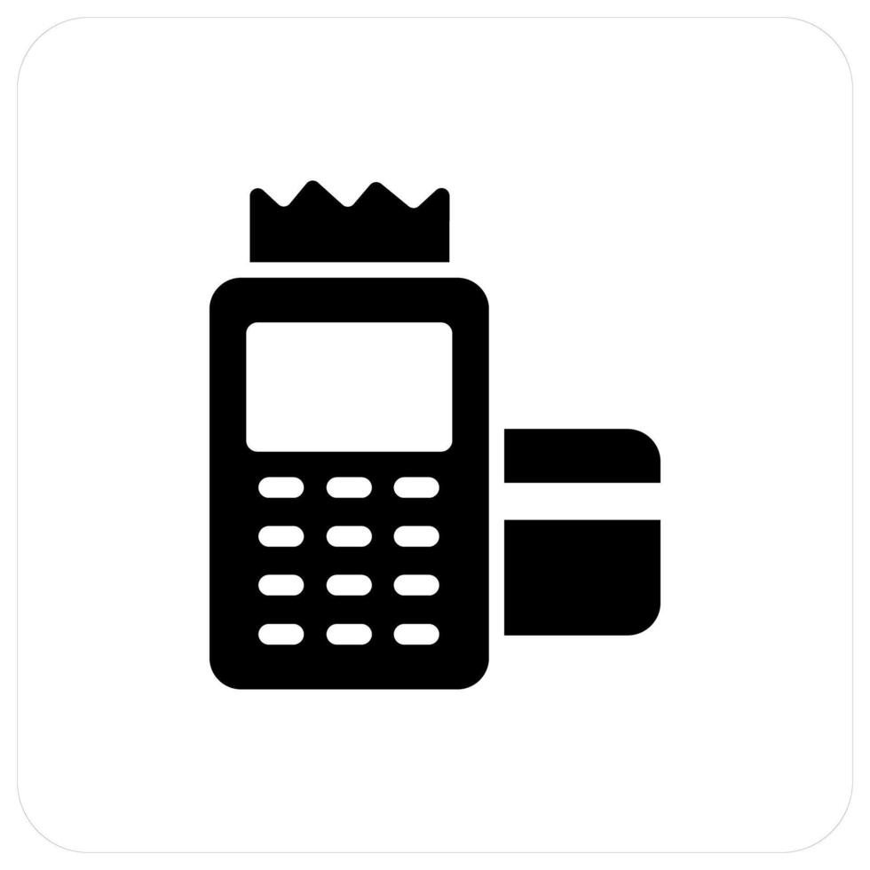 Card Swipe Machine icon concept vector