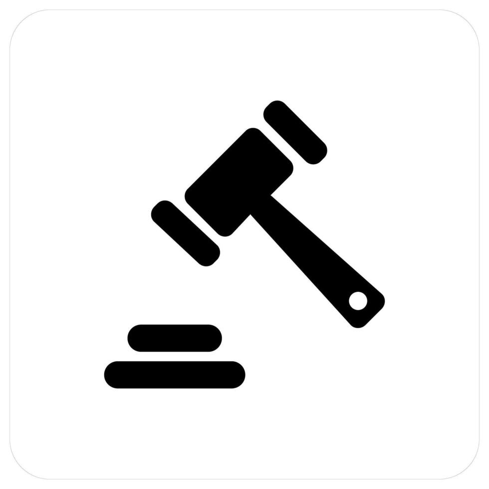 Law and justice icon concept vector