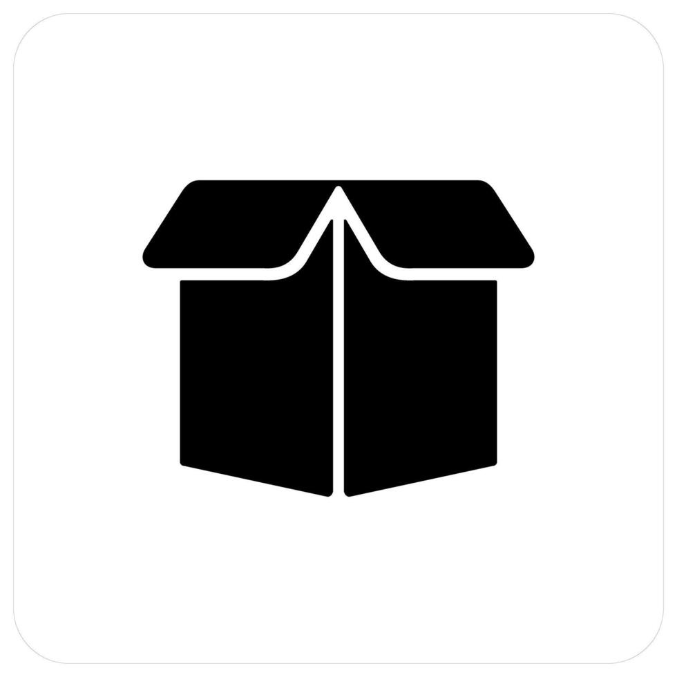 Box and package icon concept vector