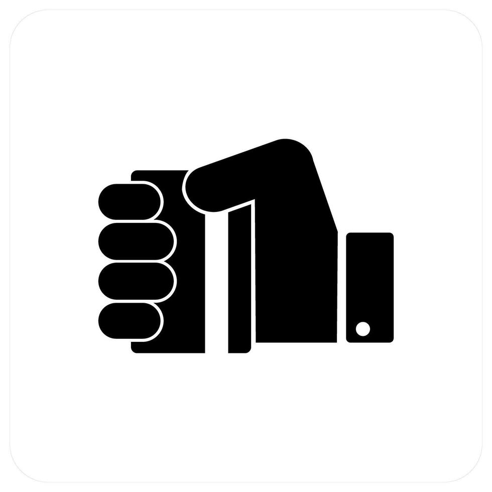 Card In Hand icon concept vector