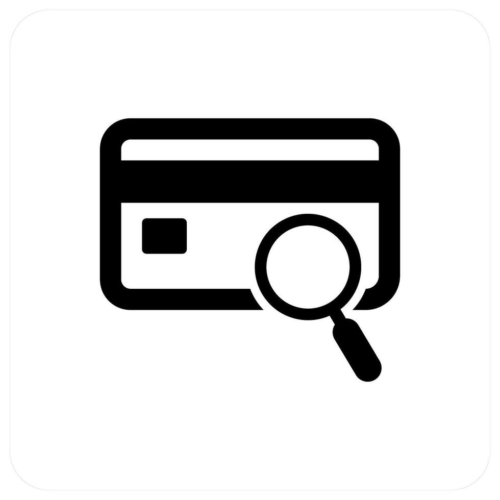 Search Card and send icon concept vector