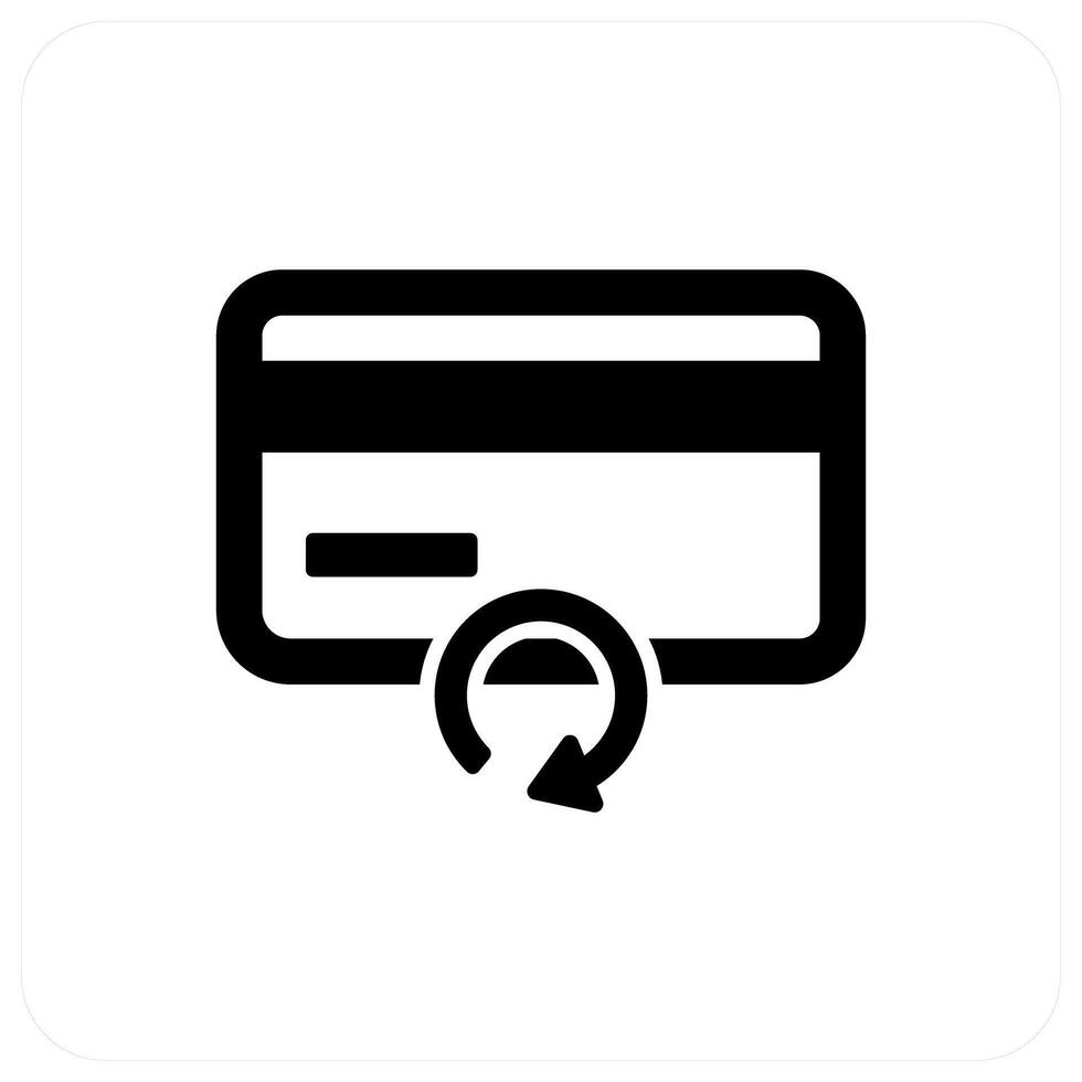 Update Card and refresh icon concept vector