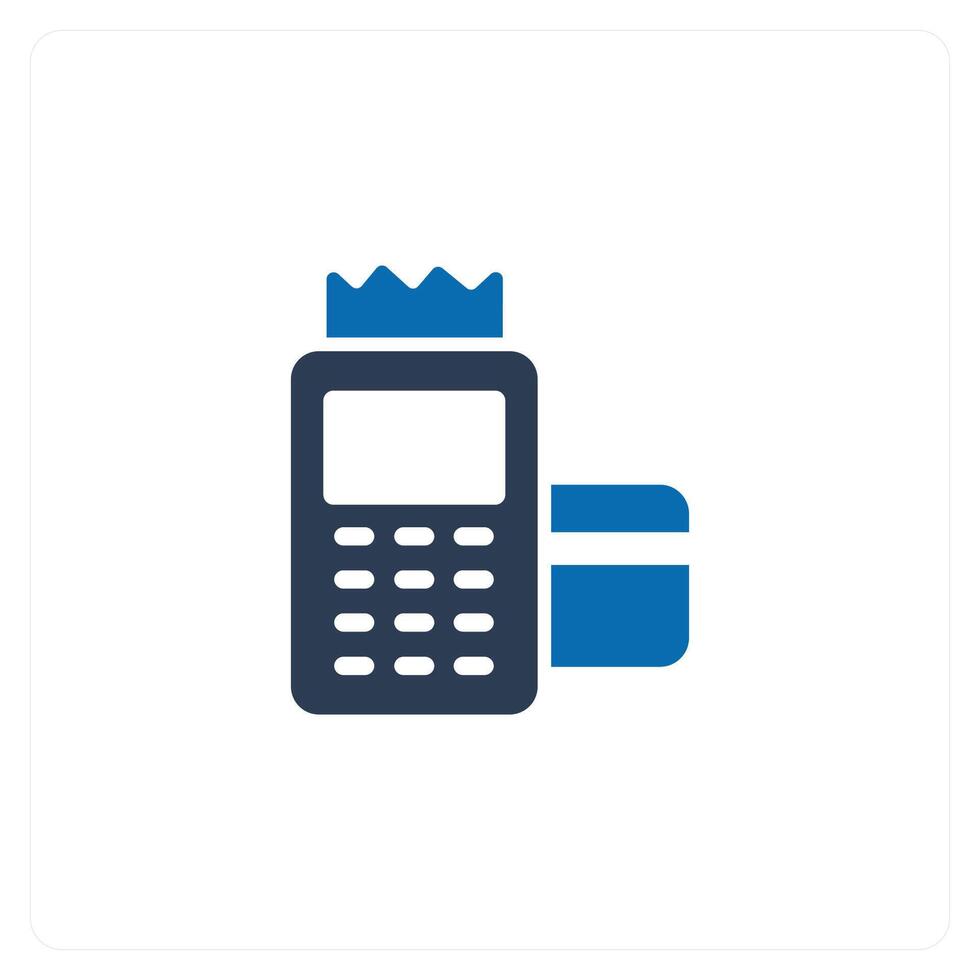 Card Swipe Machine icon concept vector