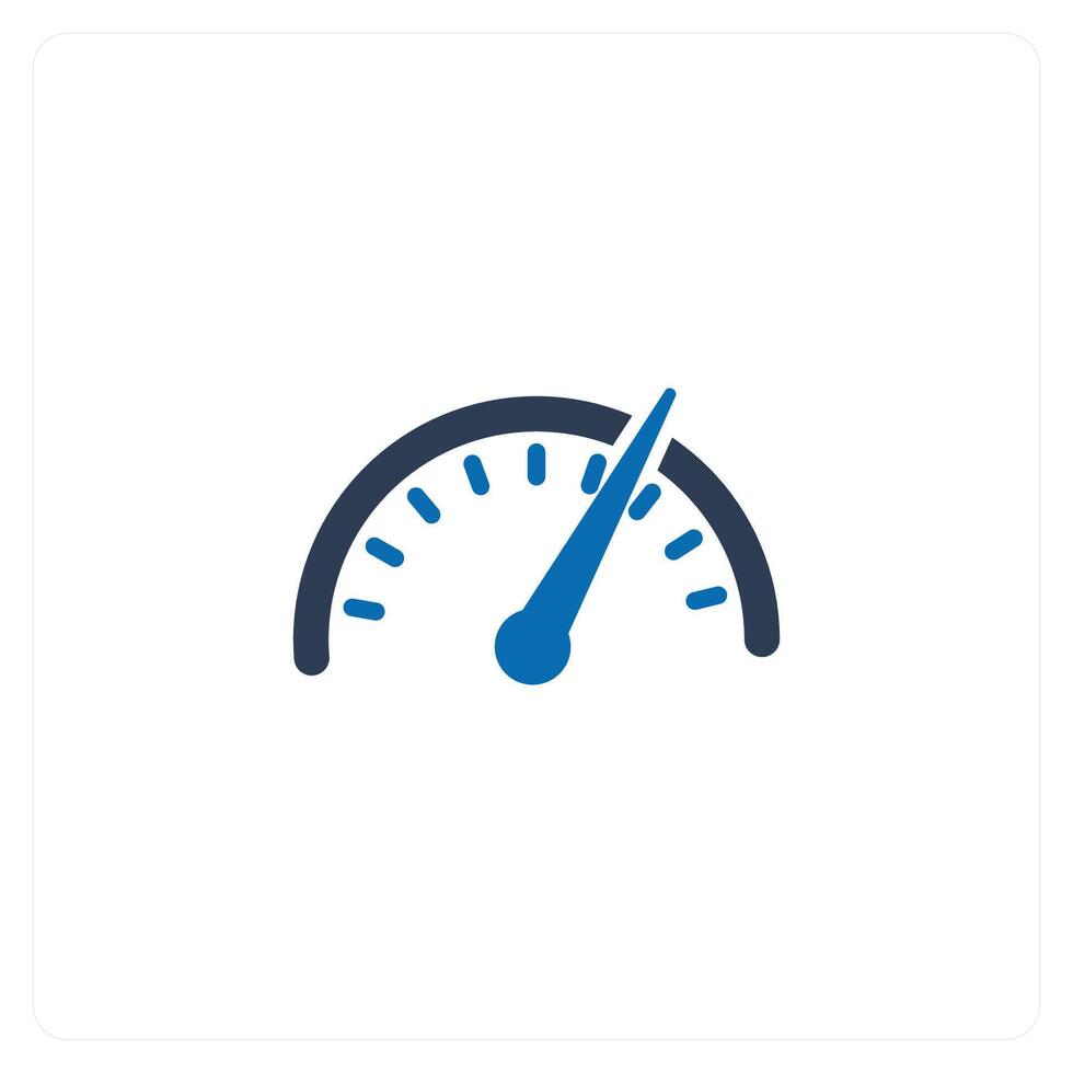 Speedometer and dashboard icon concept vector