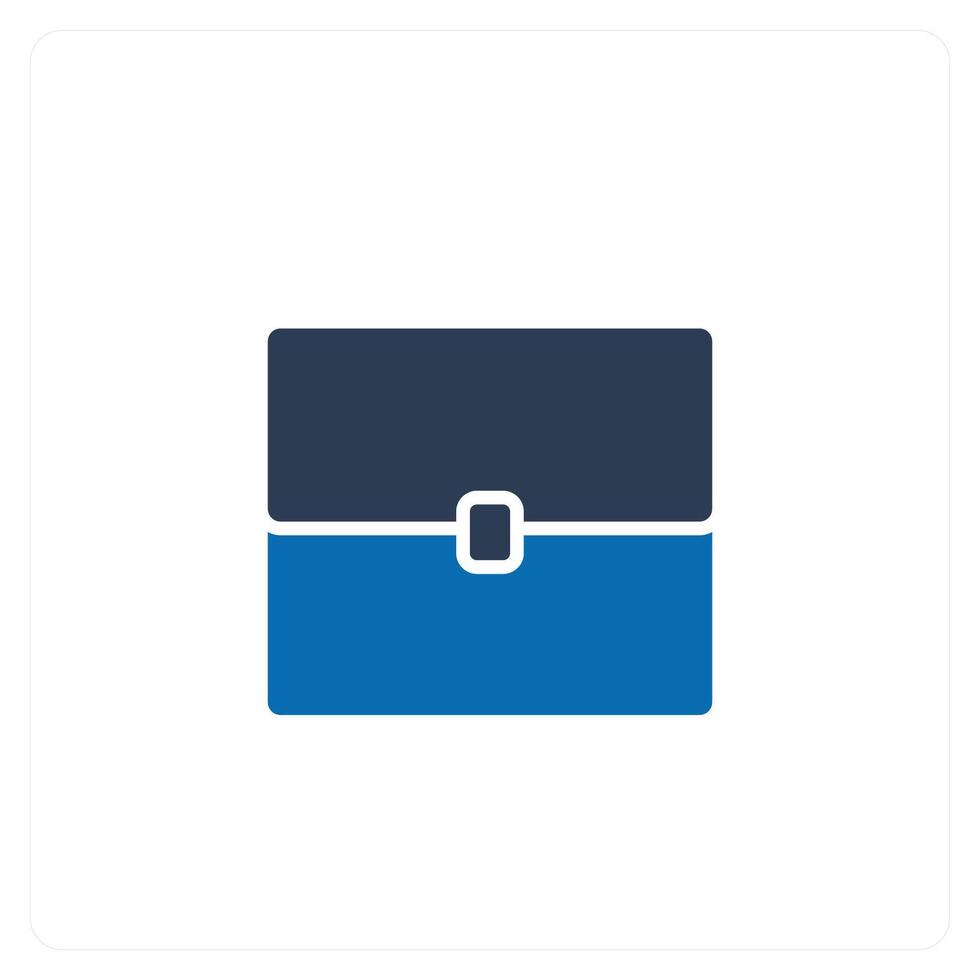 Baggage and briefcase icon concept vector