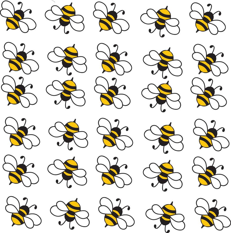 Honey Bees Fly vector