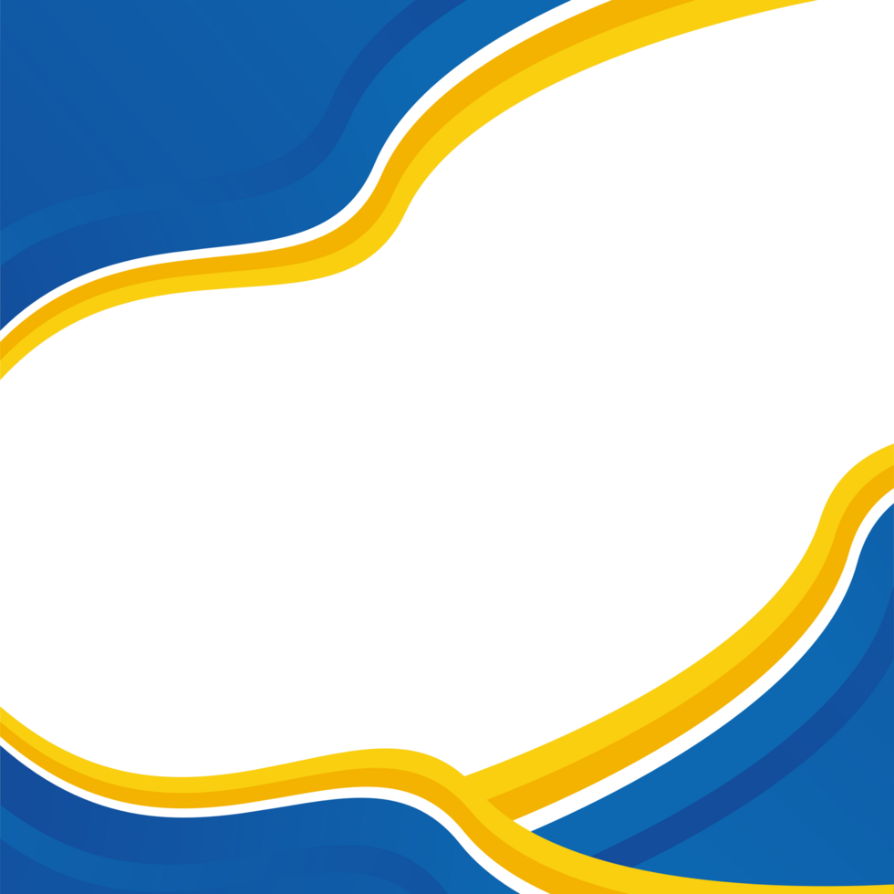 Blue yellow abstract of template background png