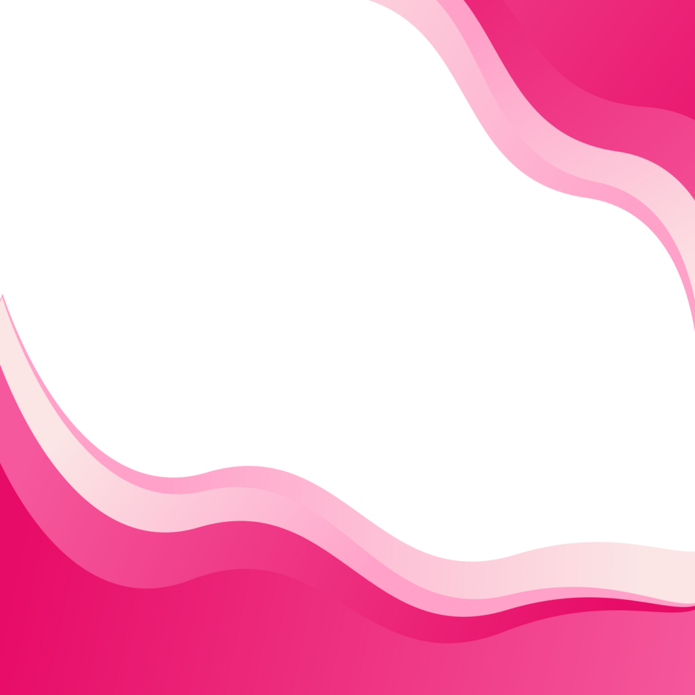 background wave pink png