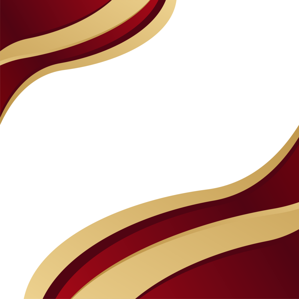 background luxury red gold png