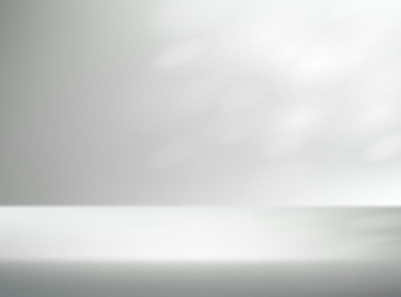Background Gray Studio with Shadow Leaves. Space for selling products on the website. Empty room with shadow leaves. illustration. vector