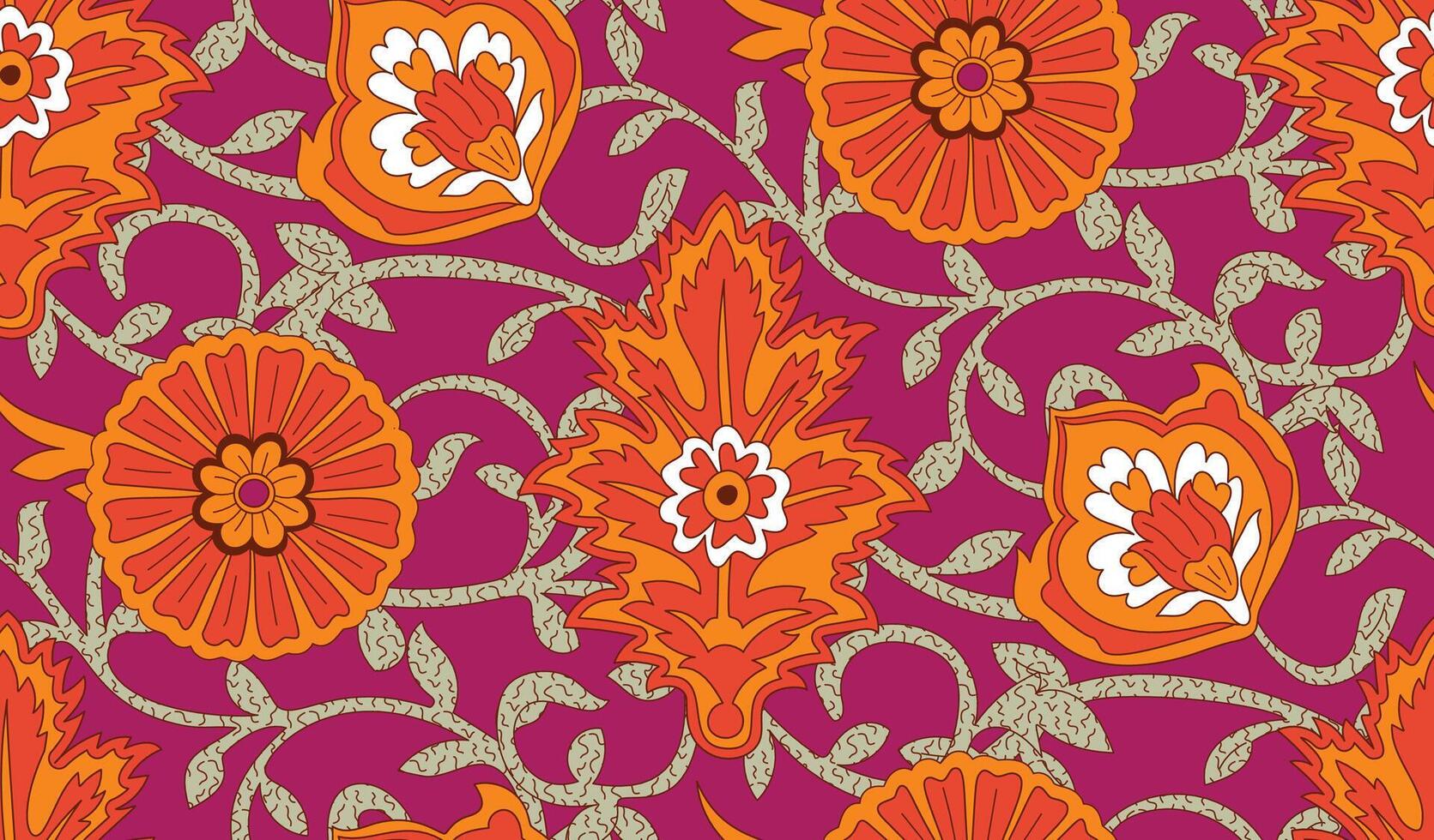 Seamless vintage ornamental pattern for fabric and ceramic tiles, royel protugue ethnic damask vector