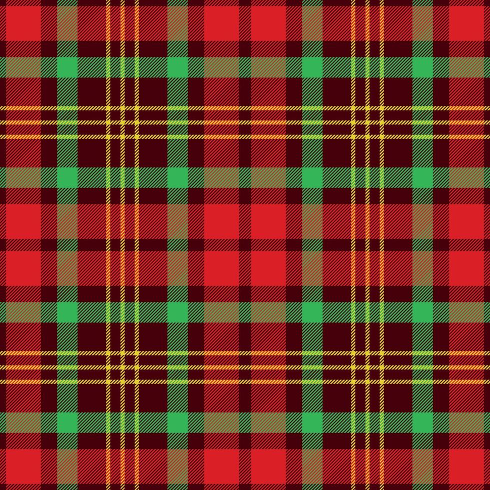 Tartan plaid check pattern texture. Seamless pattern. Fall Halloween design. Perfect for textile or print design. vector