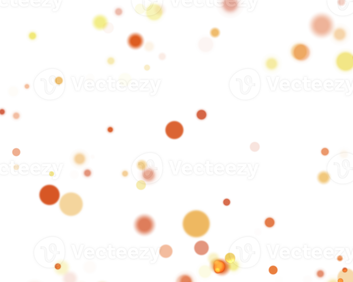 Christmas glowing bokeh confetti light. png