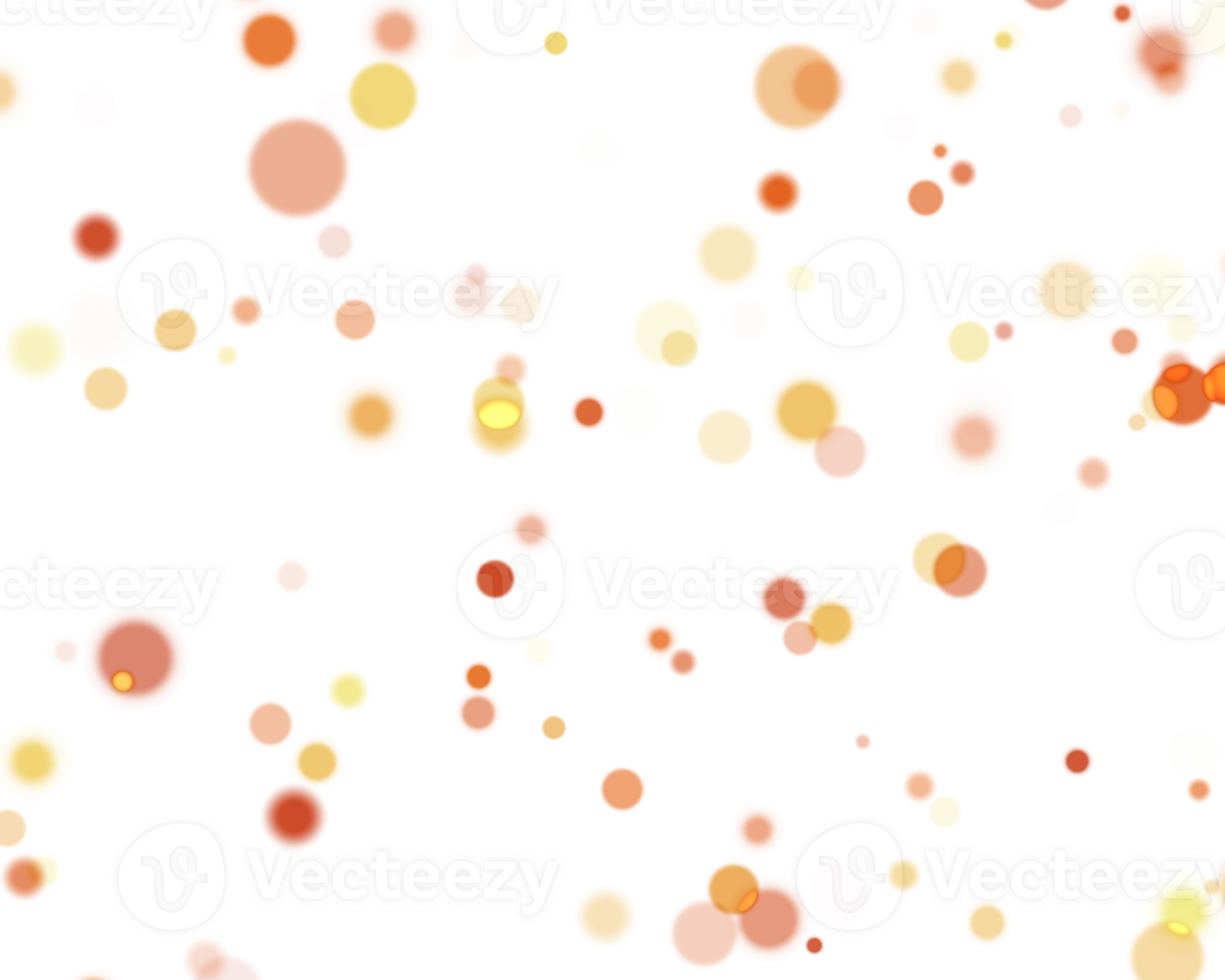 Festive sunshine and bokeh light effect png