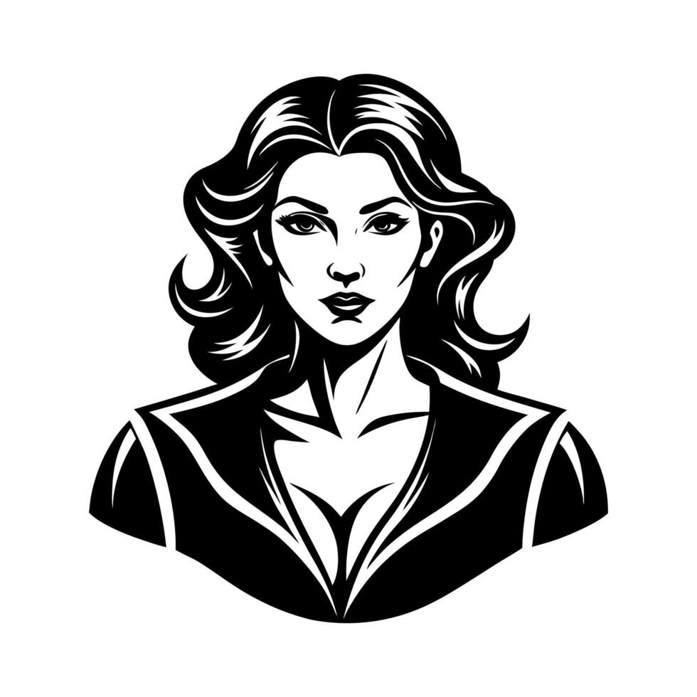 Modern Woman Illustration vector