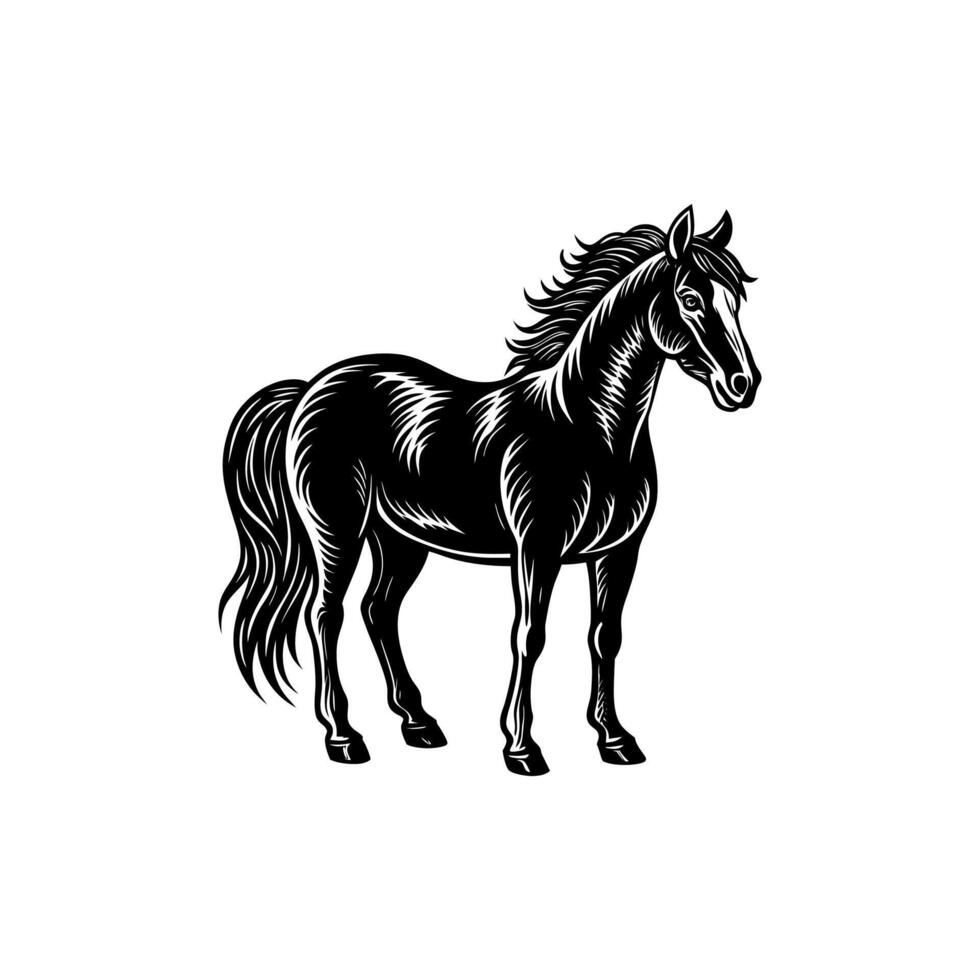 Life in the Stables A Horse Journey vector