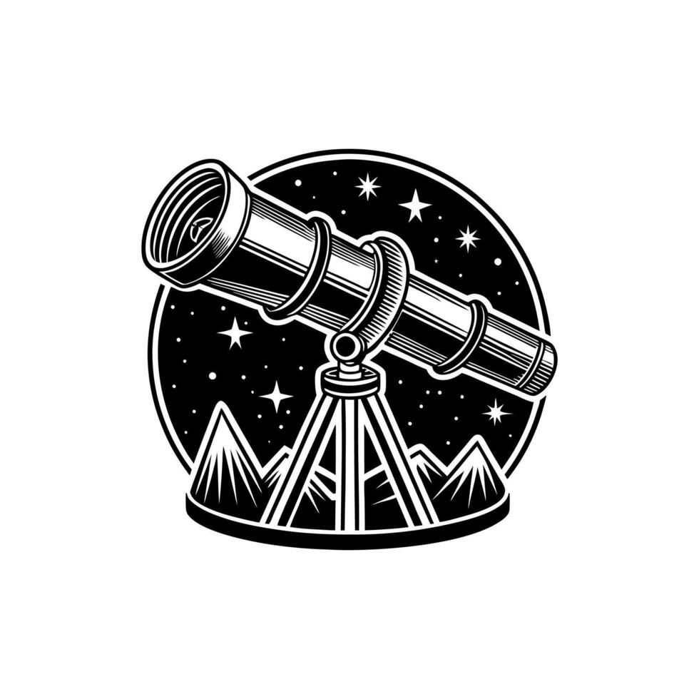 telescope , template vector
