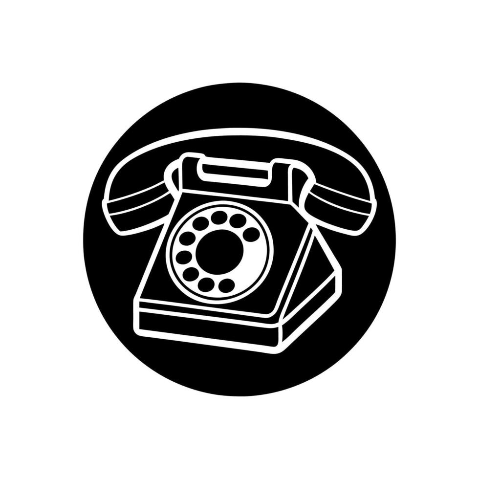 Contemporary Phone Symbol vector