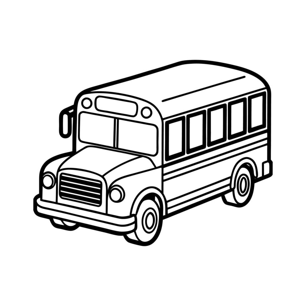 School Bus Sketches vector