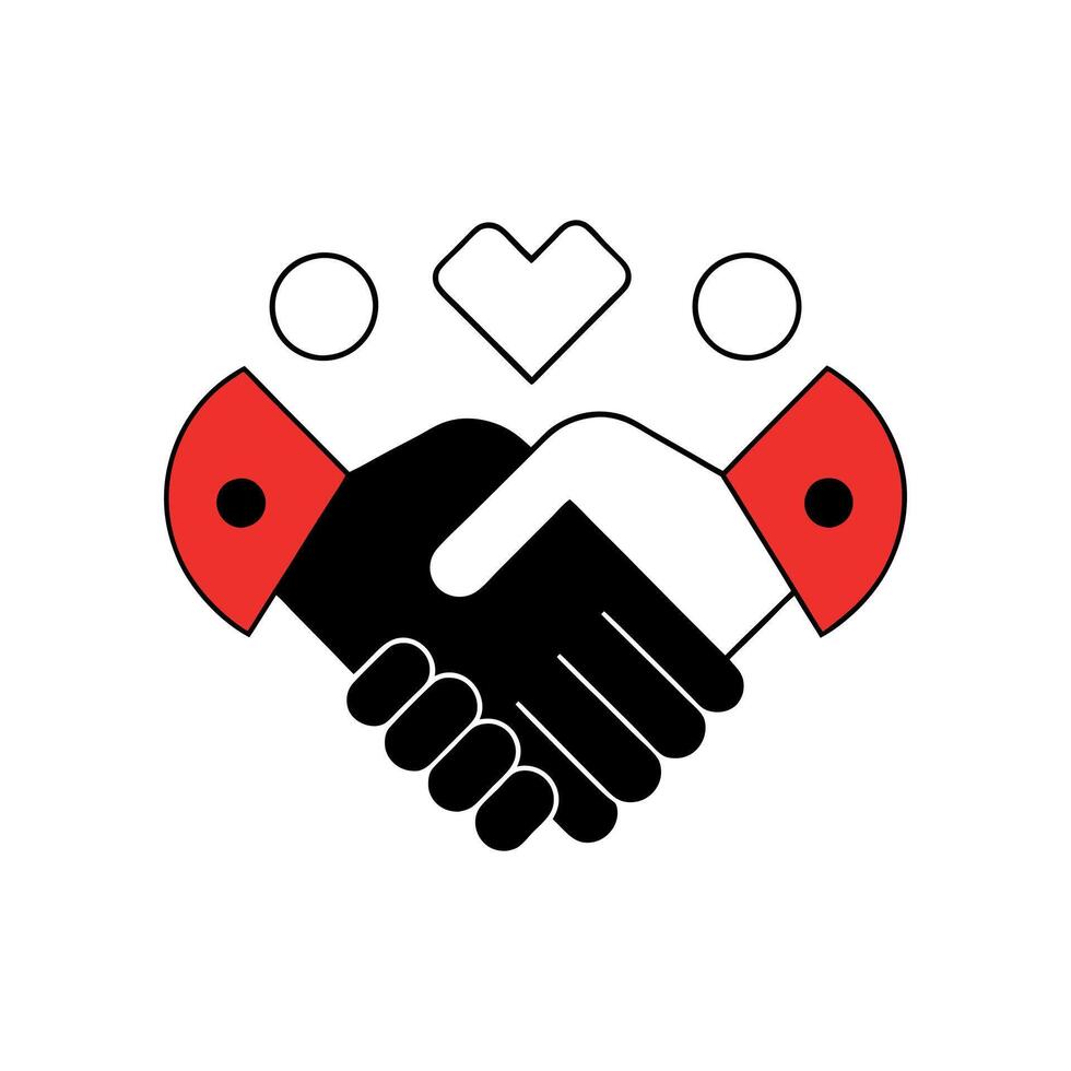Love and Trust Icons vector