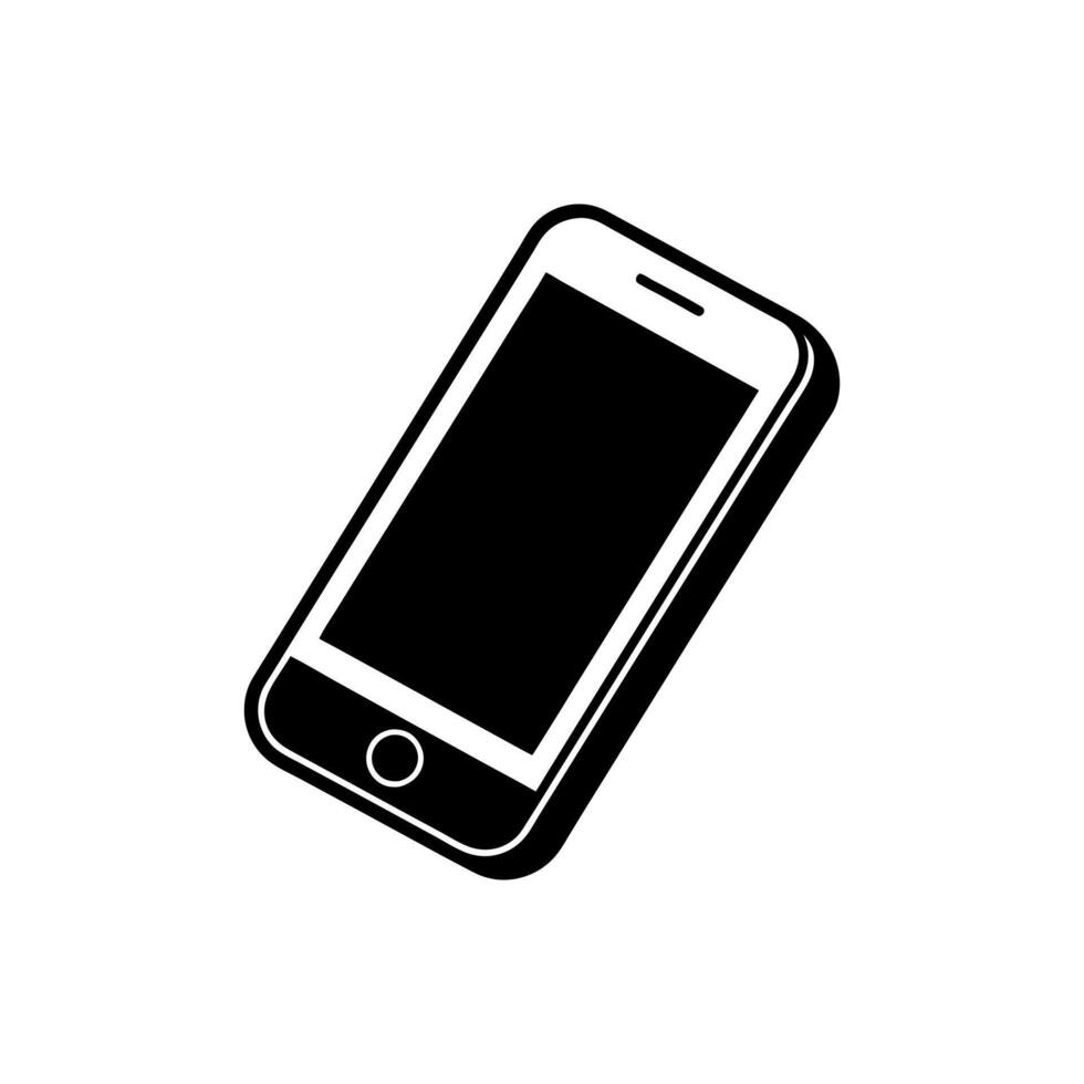 Streamlined Phone Emblem vector