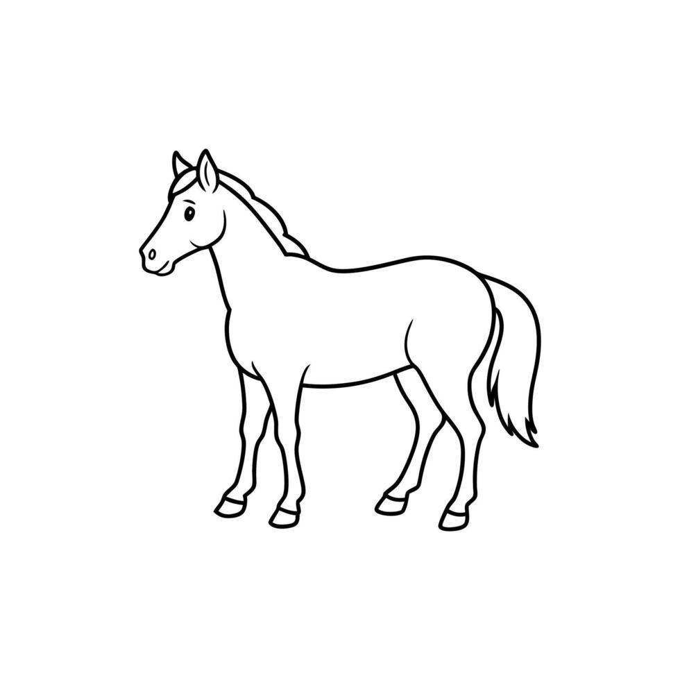 The Grazing Horse Stories from the Farm vector