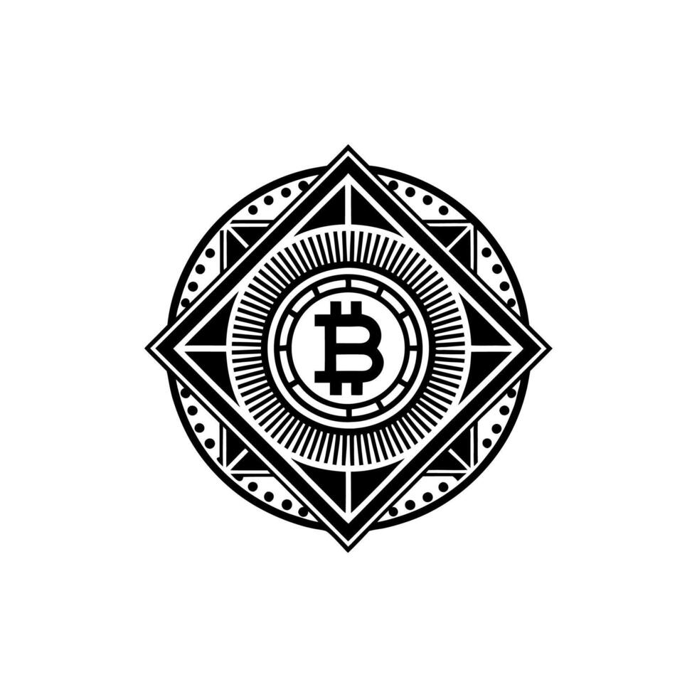 Cryptocurrency Iconography in vector
