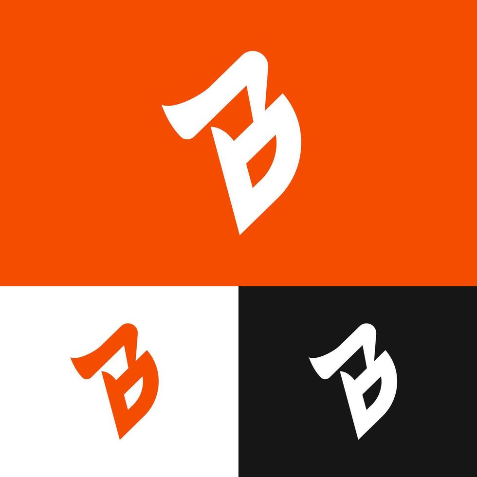 The logo features the letter 'B' with a minimalist design to create a strong brand identity vector