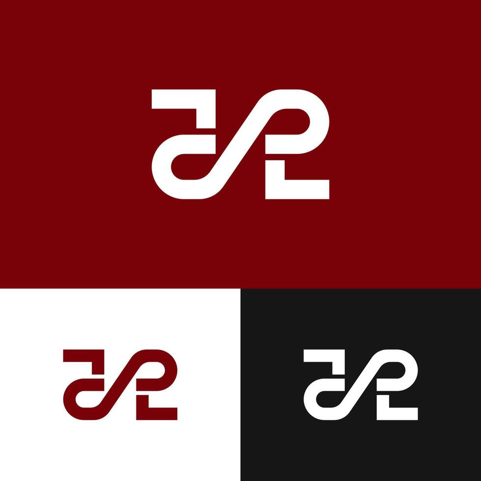 The infinity symbol formed by the letters AR, creates the impression of infinity vector