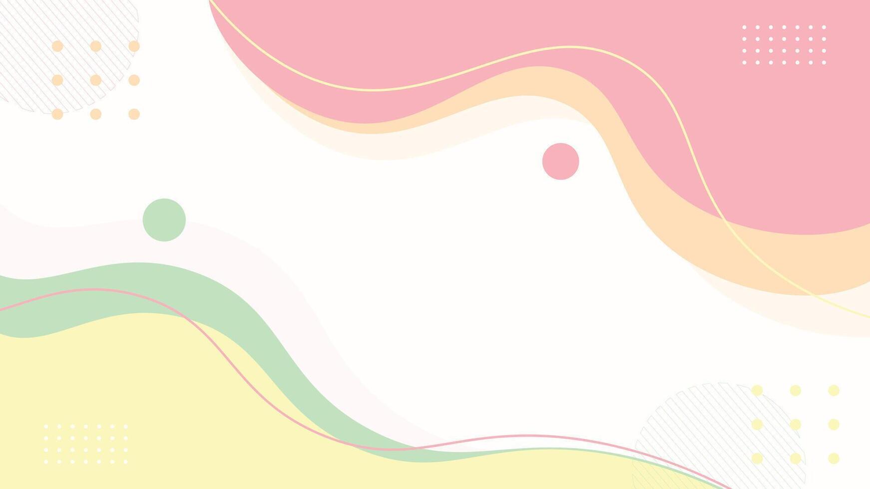 Colorful business banner background. Cute Abstract Modern Background. Abstract wave background. Template use for banner, cover, poster, wallpaper, design with space for text vector