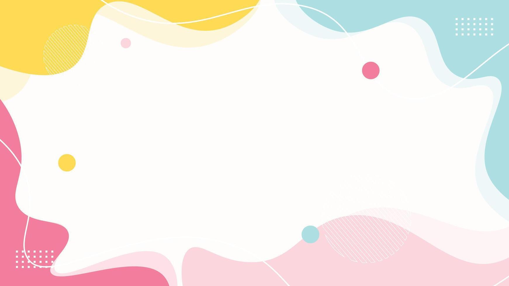 Abstract Geometric Background. Wallpaper illustrations backdrop in pastel colors. Suitable for covers, poster designs, templates, banners and others vector