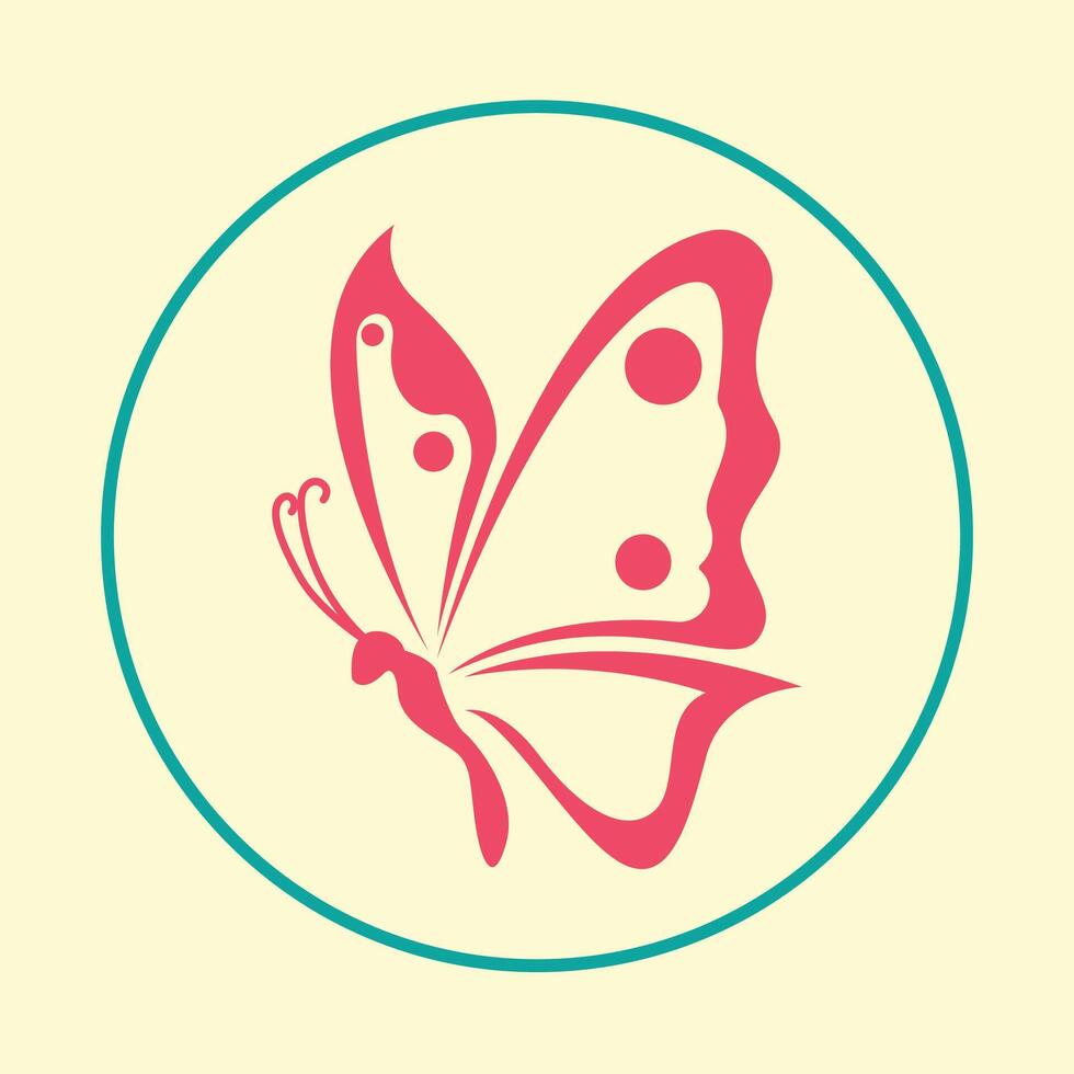 Butterfly trendy artwork wonderful abstract illustration colorful useful design vector
