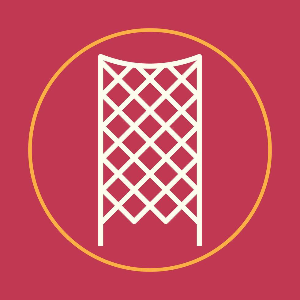 Trellis trendy icon fashionable abstract illustration colorful artwork lovely design vector