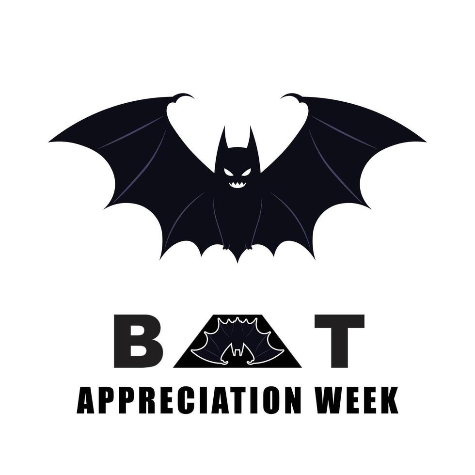Bat Appreciation Week background. 50500491 Vector Art at Vecteezy