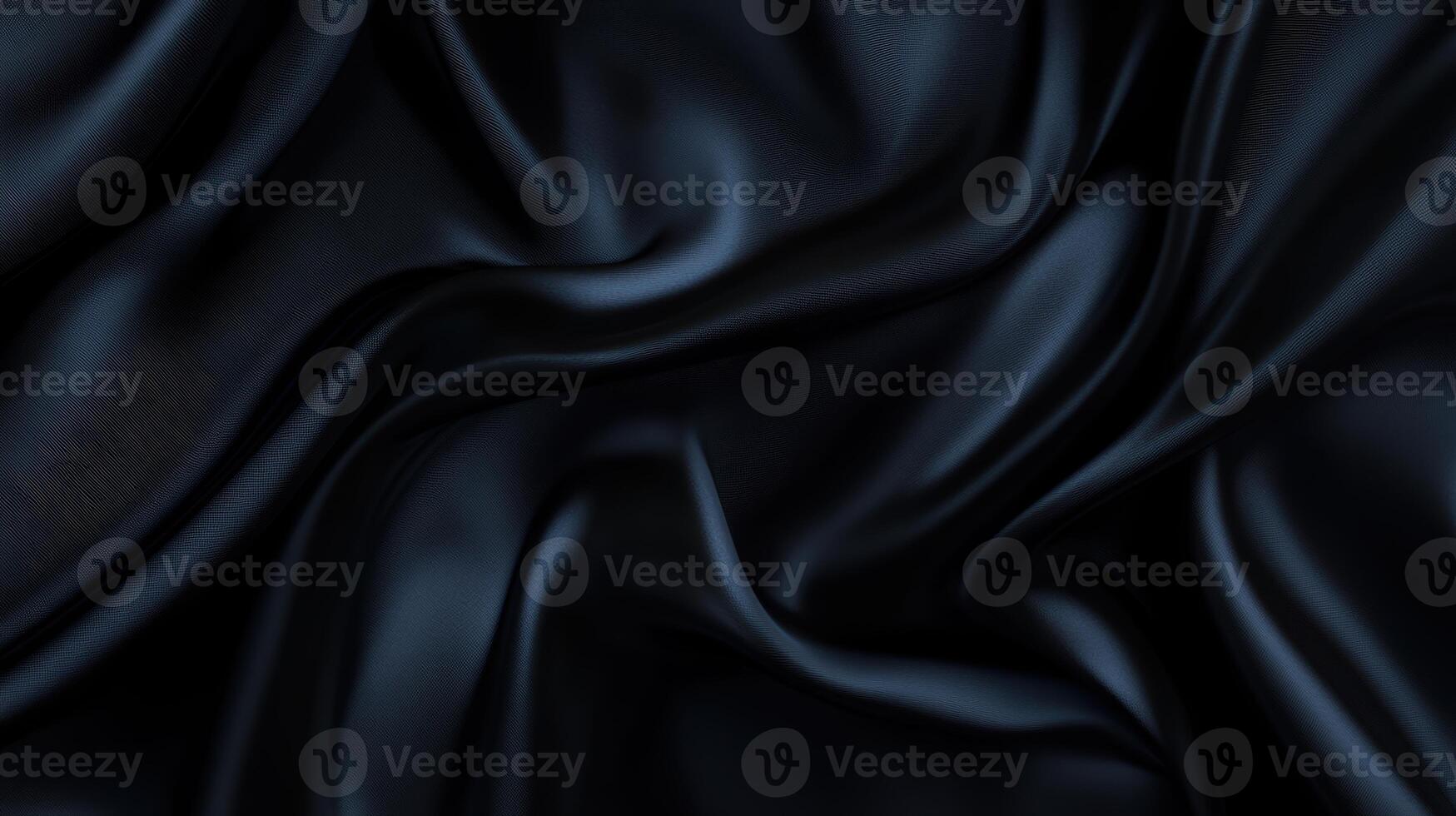 Black satin fabric background photo