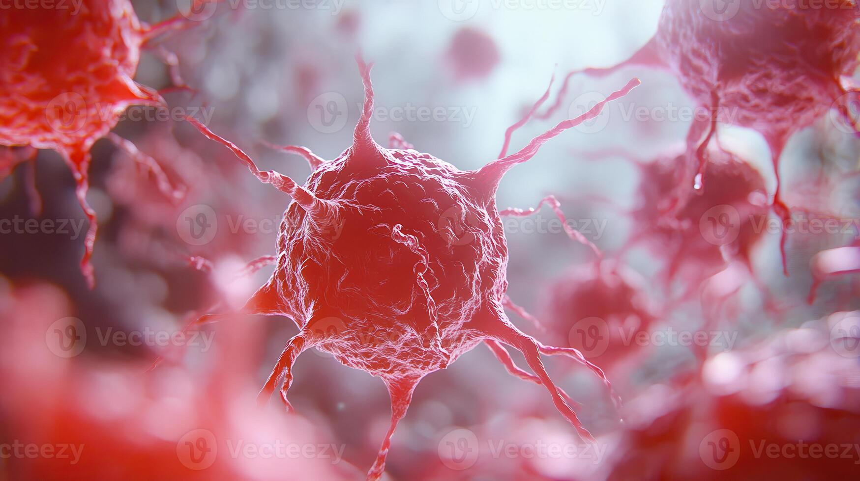 Cancer cells are shown in this image photo