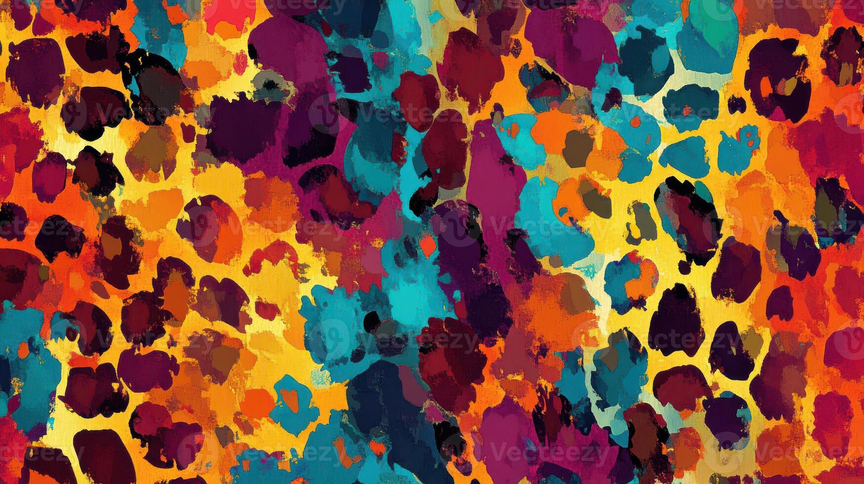 A colorful abstract pattern with spots photo