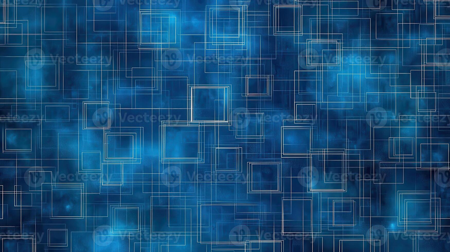Abstract blue squares background with squares photo