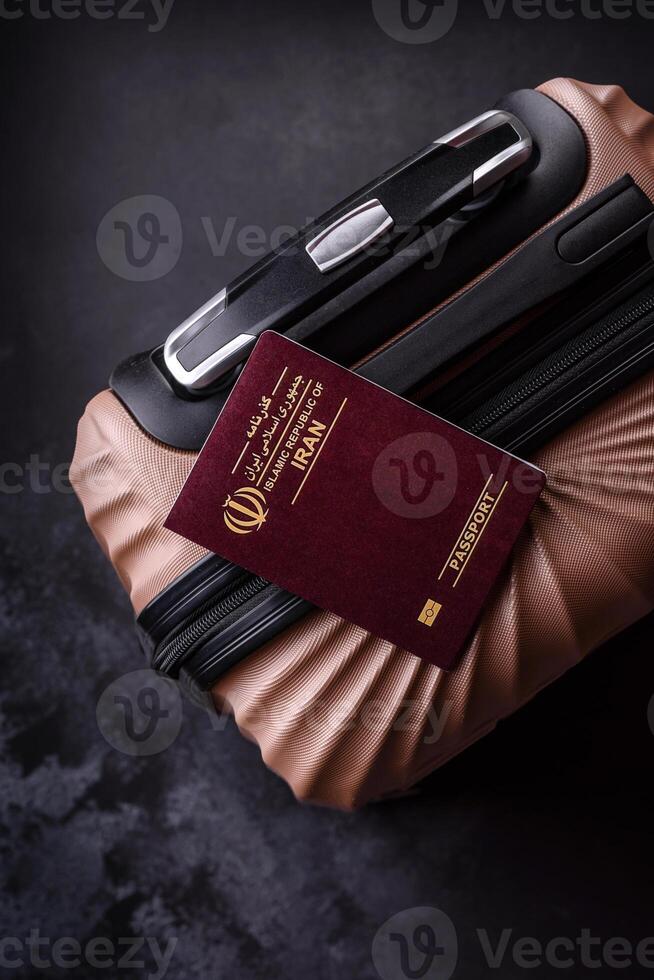 International passport of a citizen of Iran photo