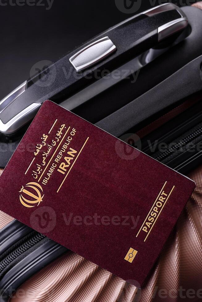 International passport of a citizen of Iran photo