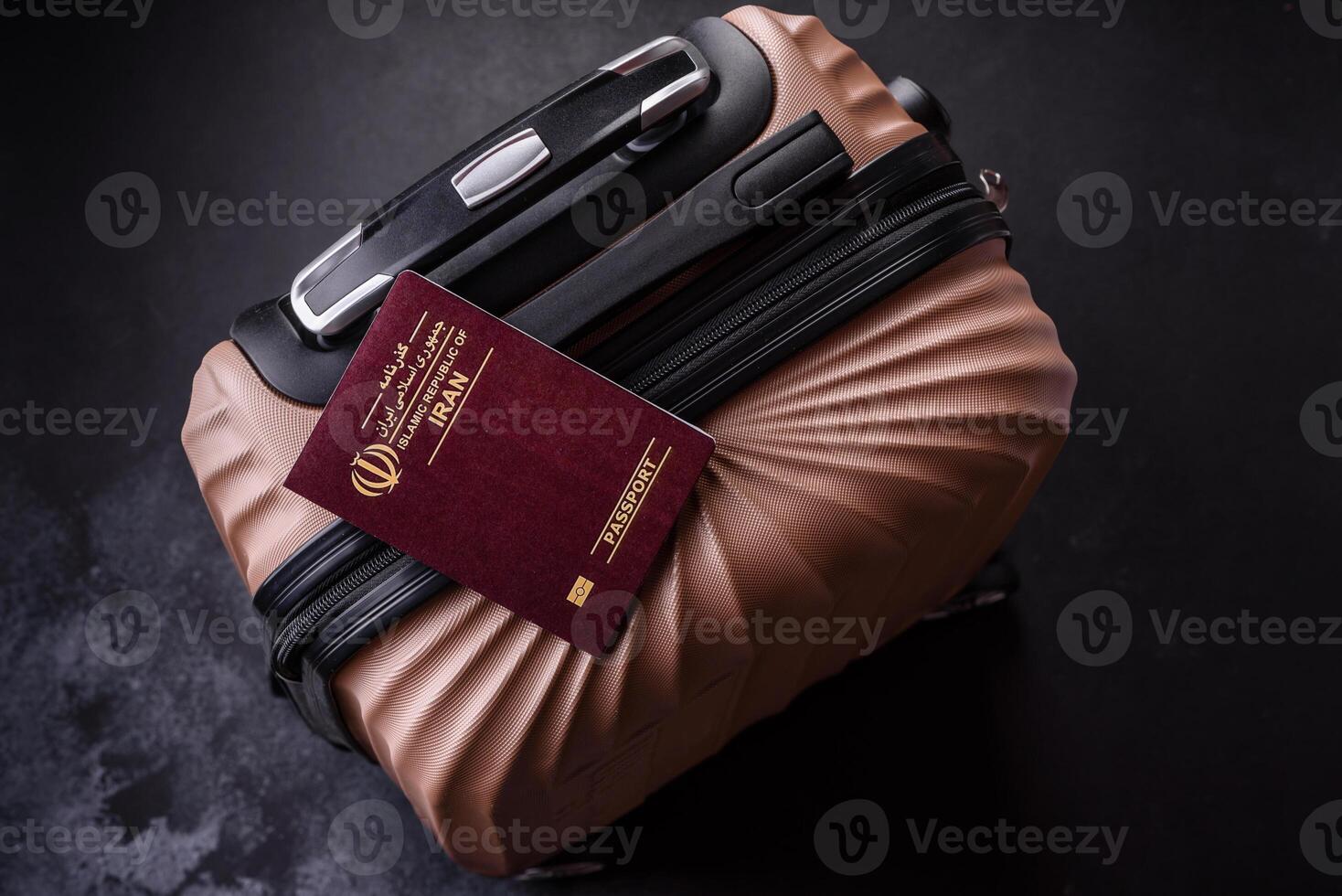 International passport of a citizen of Iran photo