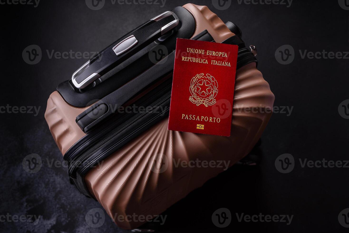 International passport of a citizen of Italy photo