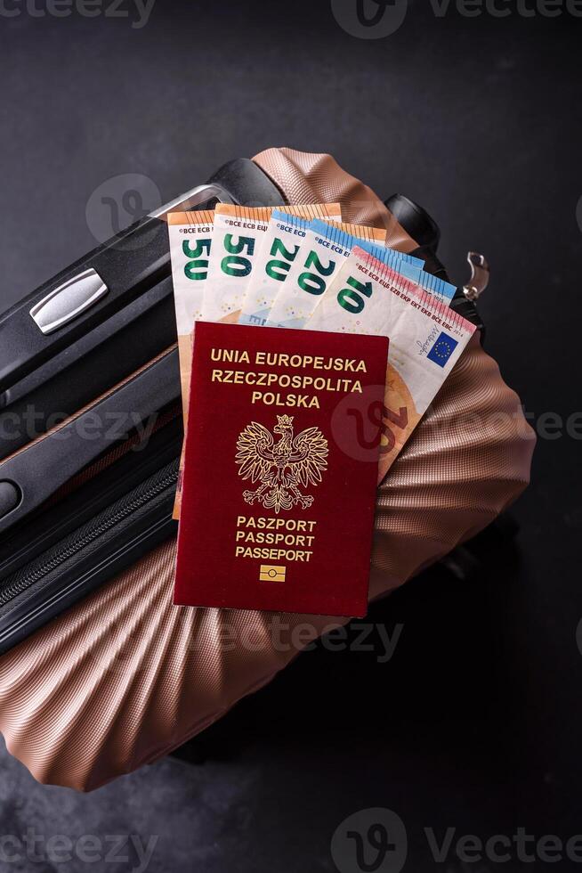 International passport of a citizen of Poland photo